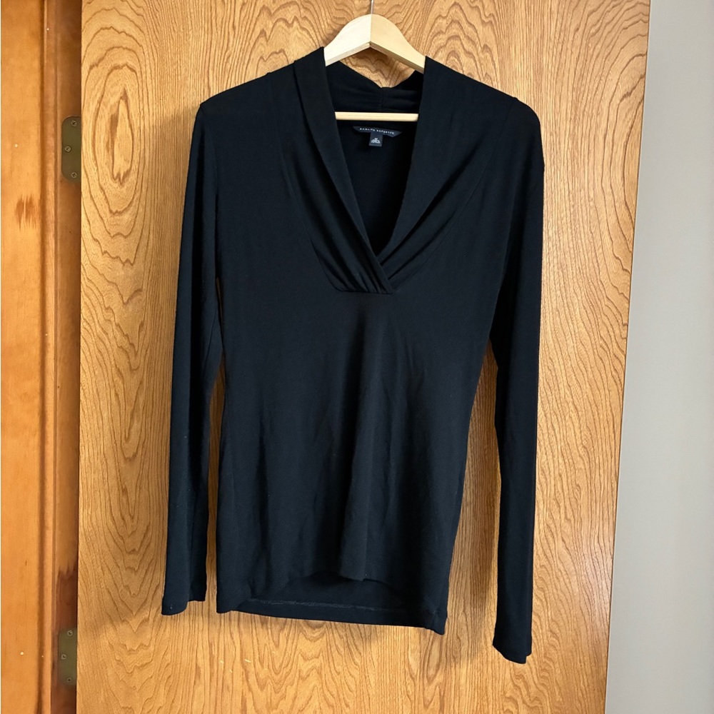 🖤 Banana Republic Black Long Sleeve Top -  Size M